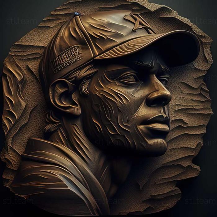 3D model Tiger Woods PGA Tour 11 game (STL)